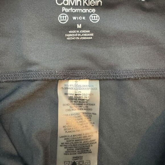 Calvin Klein Women’s Black Capri Leggings Performance Wick Size Medium - Picture 7 of 8